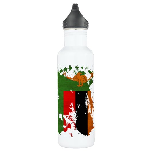 Sambia-Flagge Trinkflasche (Rechts)
