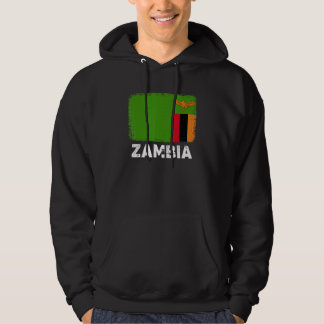 Sambia-Flagge   Unterstützen Sie das sambische Vol Hoodie