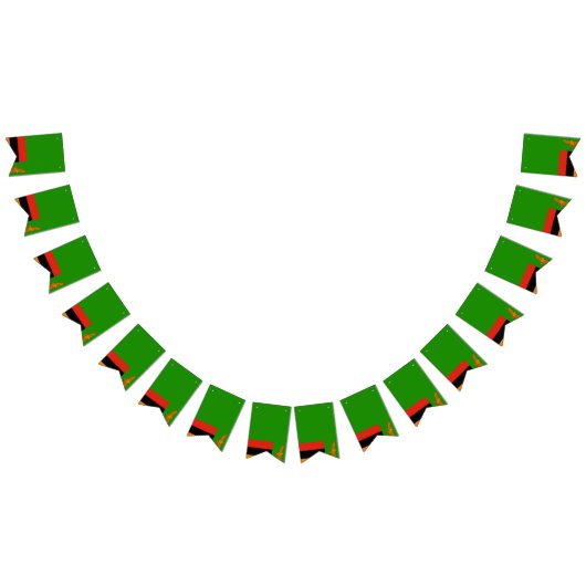 Sambia-Flagge Wimpelkette (Alle)