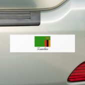 Sambia-Flaggen-Entwurf Autoaufkleber (Auf Auto)