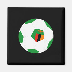 Sambia Fußball Ll Sambischer Flagge Jersey Stolz D Magnet