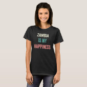 Sambia Ist Mein Glück T-Shirt (Vorne ganz)
