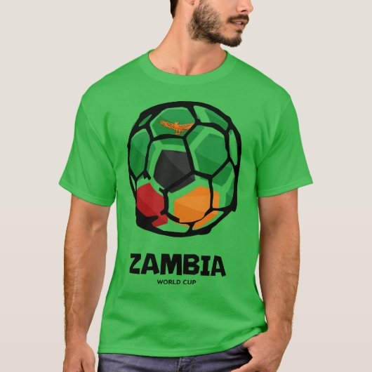 Sambia Landesflagge T-Shirt (Vorderseite)