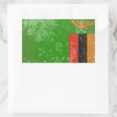 Sambia Rechteckiger Aufkleber (Tasche)