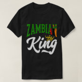 Sambia, Sambia, Sambia, sambischer T - Shirt mit F (Design vorne)