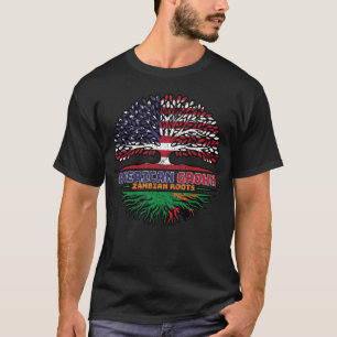 Sambia Sambier US Amerikaner USA Vereinigte Staate T-Shirt