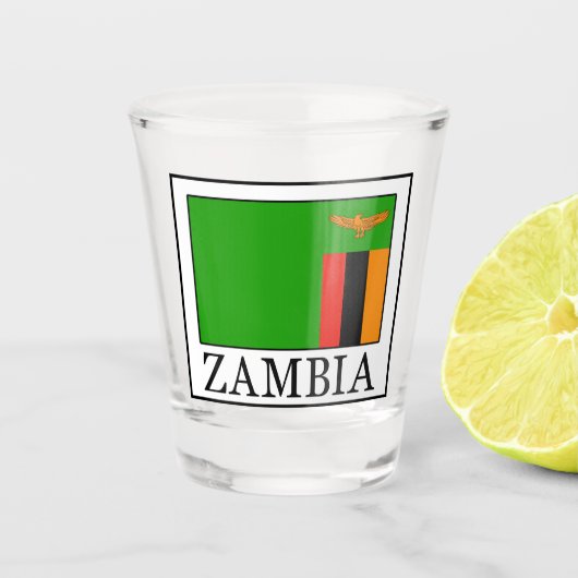 Sambia Schnapsglas (Vorderseite)