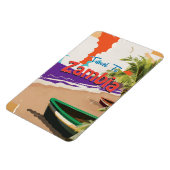 Sambia Vintage Reiseplakat Magnet (Linke Seite)