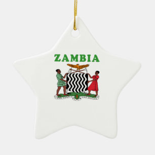 Sambia-Wappen Entwürfe Keramikornament