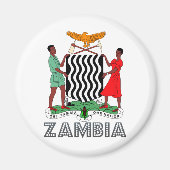 Sambia-Wappen Magnet (Vorne)