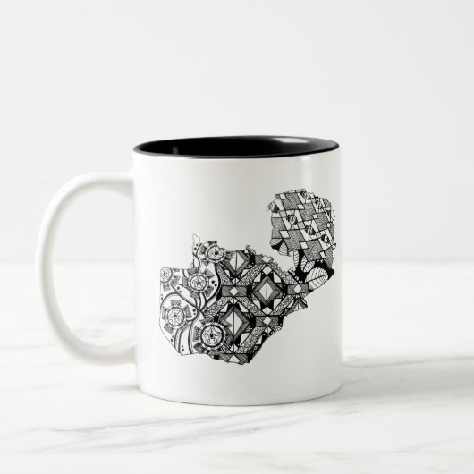 Sambia Zweifarbige Tasse (Links)