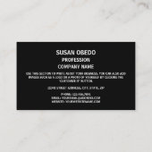 sambische Flagge, Flagge Sambias Visitenkarte (Rückseite)