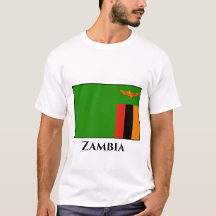 sambische Flagge T-Shirt