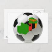 Sambische Nationalmannschaft Postkarte (Vorne/Hinten)