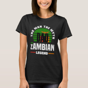 Sambischer Tag der sambischen Flaggenflaggen T-Shirt