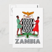 Sambisches Emblem Postkarte (Vorne/Hinten)