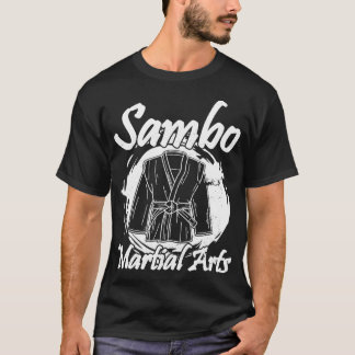Sambo Wrestling Kampfkunst Russland T-Shirt