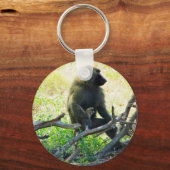 Samburu Baboon Schlüsselanhänger (Vorderseite)