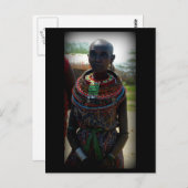 Samburu Elder Postkarte (Vorne/Hinten)