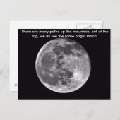 Same Bright Moon Postkarte (Vorne/Hinten)