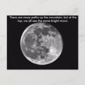 Same Bright Moon Postkarte (Vorderseite)