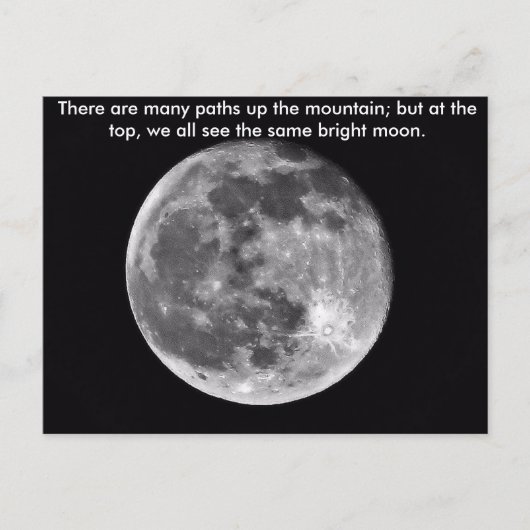 Same Bright Moon Postkarte (Vorderseite)