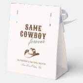 Same Cowboy Forever Bachelorette Hangover Kit Geschenkschachtel (Rückseite)
