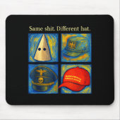 Same Different Hat Funny Van Gogh Litical Humor Jo Mousepad (Vorne)