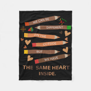 Same Heart Black History Month Fleecedecke