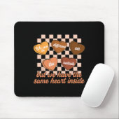 Same Heart Black History Month Kariert Candy Con Mousepad (Mit Mouse)