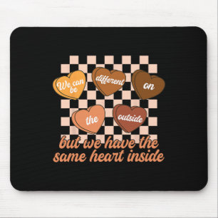 Same Heart Black History Month Kariert Candy Con Mousepad