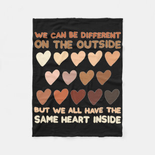 Same Heart Inside Juneteenth Black History Month W Fleecedecke