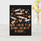 Same Heart Inside Juneteenth Black History Month W Karte (Gelbe Blume)