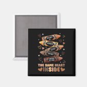 Same Heart Inside Juneteenth Black History Month W Magnet (Vorderseite/Rückseite)