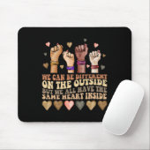 Same Heart Inside Juneteenth Black History Month W Mousepad (Mit Mouse)