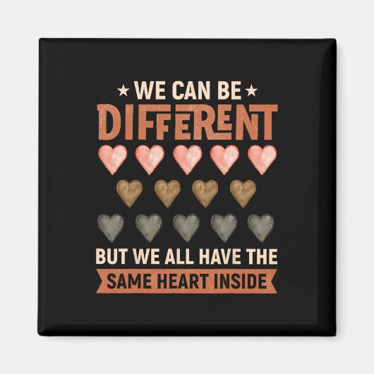 Same Heart Inside Juneteenth Monat der Schwarzen G Magnet (Vorne)