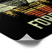 Same Hole Forever Funny Disc Golf Bachelor Party Poster (Ecke)
