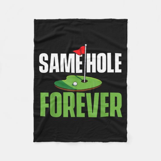 Same Hole Forever - Junggesellenabschied Bräutigam Fleecedecke (Vorderseite)