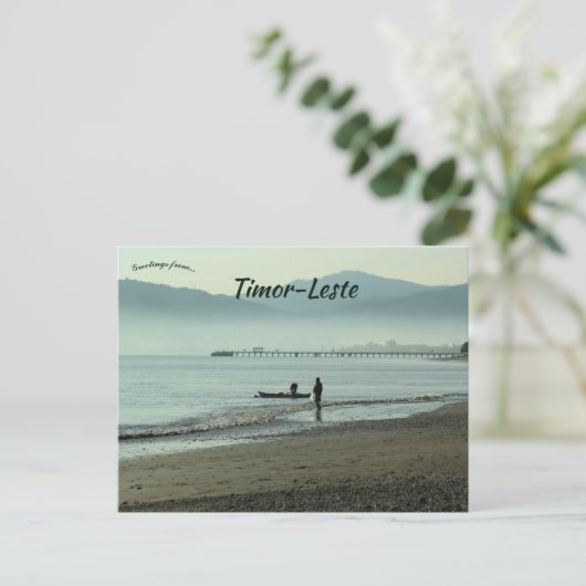 Same Manufahi Timor-Leste Postkarte (Stehend Vorderseite)