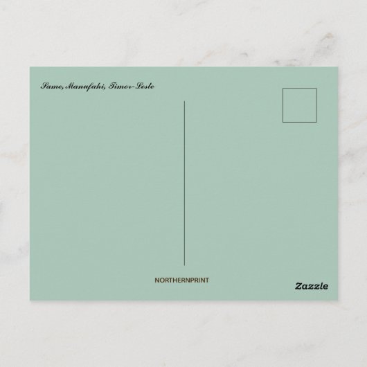 Same Manufahi Timor-Leste Postkarte (Rückseite)