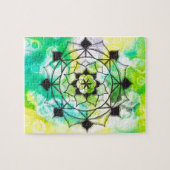 Samen der Leben-Mandala Puzzle (Horizontal)