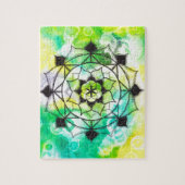 Samen der Leben-Mandala Puzzle (Vertikal)