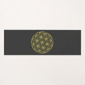 Samen des Lebens Heilige Geometrie Yoga matt Yogamatte (Vorderseite (Horizontal))