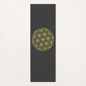 Samen des Lebens Heilige Geometrie Yogamatte (Vorderseite)