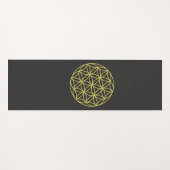 Samen des Lebens Heilige Geometrie Yogamatte (Vorderseite (Horizontal))