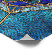 Samen des Lebens Mosaik Ornament Poster (Ecke)