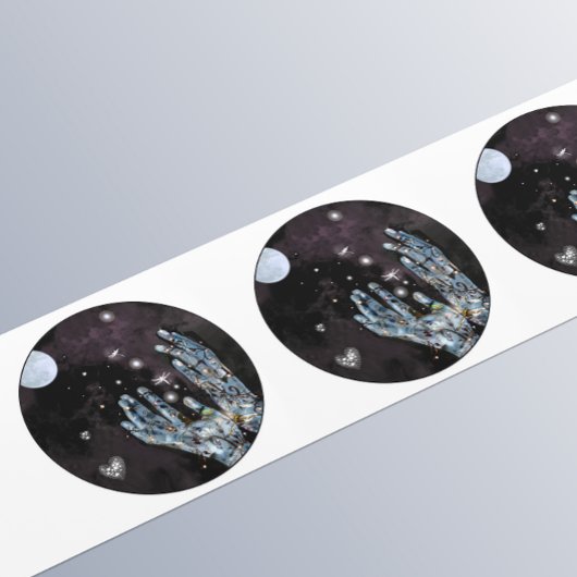 Samen des Schicksals! Runder Aufkleber