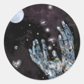 Samen des Schicksals! Runder Aufkleber (Vorderseite)