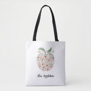 Samen des Wissens Lehrertasche Apfel Tasche