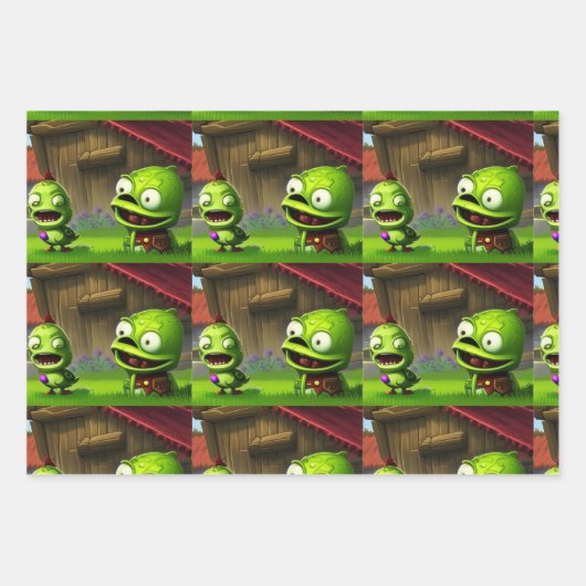 Samen Geschenkpapier Set (Vorderseite)